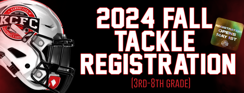 2024 Fall Tackle Registration CLOSES JULY 16TH!